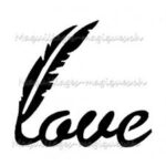 55601 - Love feather