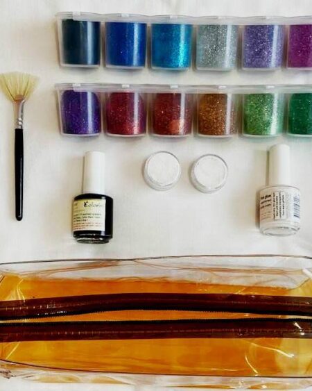 large do it yourself DIY glitter tattoo kits without stencils