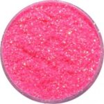 pink crystalline glitter for glitter tattoos in plastic container with screw on lids for temporary tattoos Ybody Canada and USA
