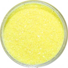 yellow glow in the dark glitter in plastic container with screw on lids for temporary tattoos Ybody sold in Canada and USA