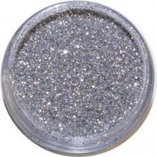 silver sparkle glitter for glitter tattoos in plastic container with screw on lids Ybody sold in Canada and usa united states of america