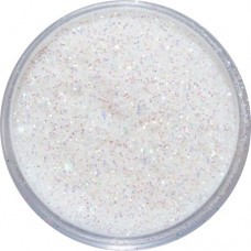white mix glitter with blue and green cosmetic grade glitter in plastic container with screw on lids Ybody Canada and usa united states of america